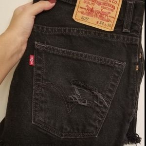 Levi's 505 highrise shorts